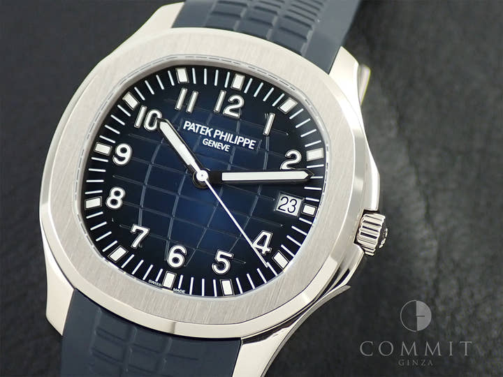 パテックフィリップ アクアノート Ref.5168G-001 ホワイトゴールド ミッドナイトブルー文字盤