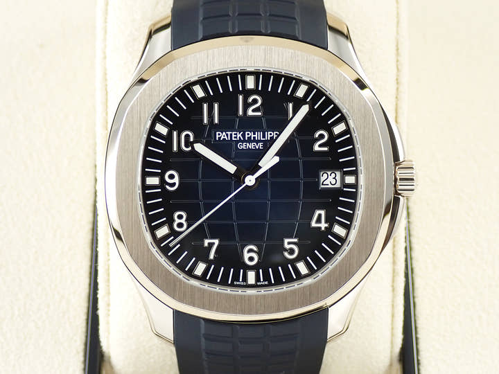 パテックフィリップ アクアノート Ref.5168G-001 ホワイトゴールド ミッドナイトブルー文字盤