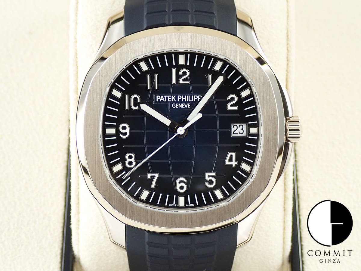 パテックフィリップ アクアノート Ref.5168G-001 ホワイトゴールド ミッドナイトブルー文字盤