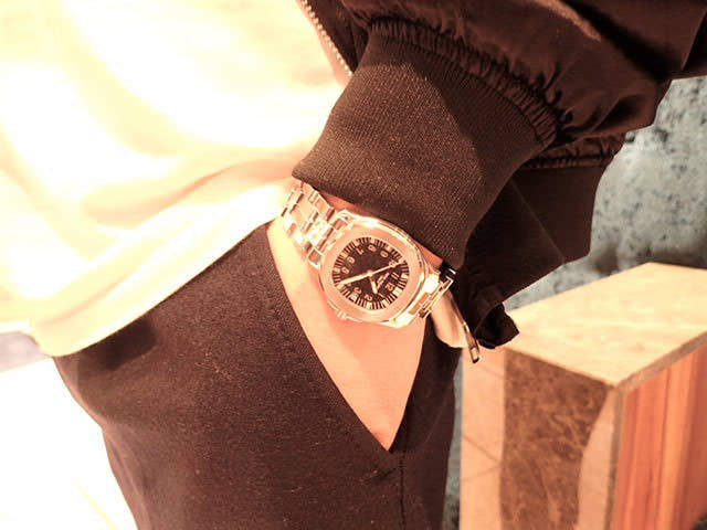 Patek Philippe Aquanaut Ref.5066/1A-010 Black Dial Good Condition aquanaut-43