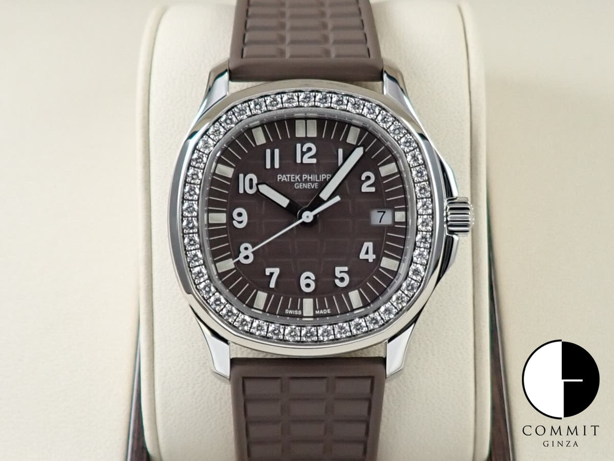 パテックフィリップ アクアノート ルーチェ Ref.5067A-023 ステンレススチール トープ文字盤 美品 MYM95368