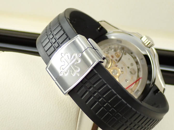 パテックフィリップ アクアノート トラベルタイム Ref.5164A-001 ステンレススチール ブラック文字盤