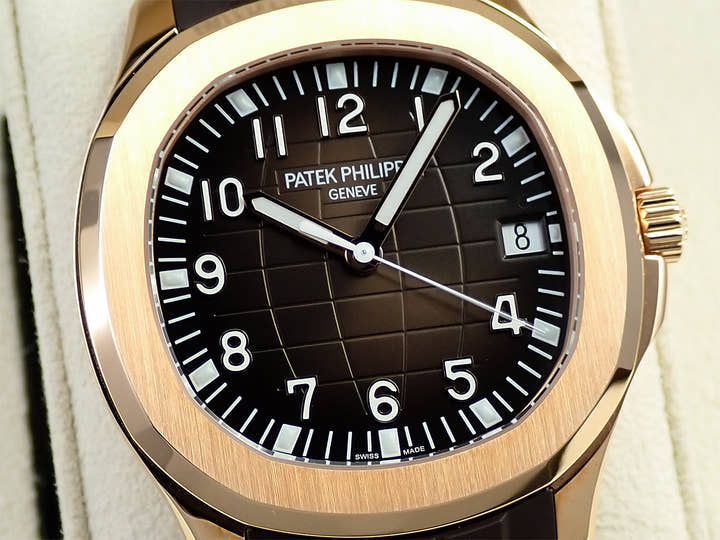 パテックフィリップ アクアノート Ref.5167R-001 ローズゴールド ブラウン文字盤