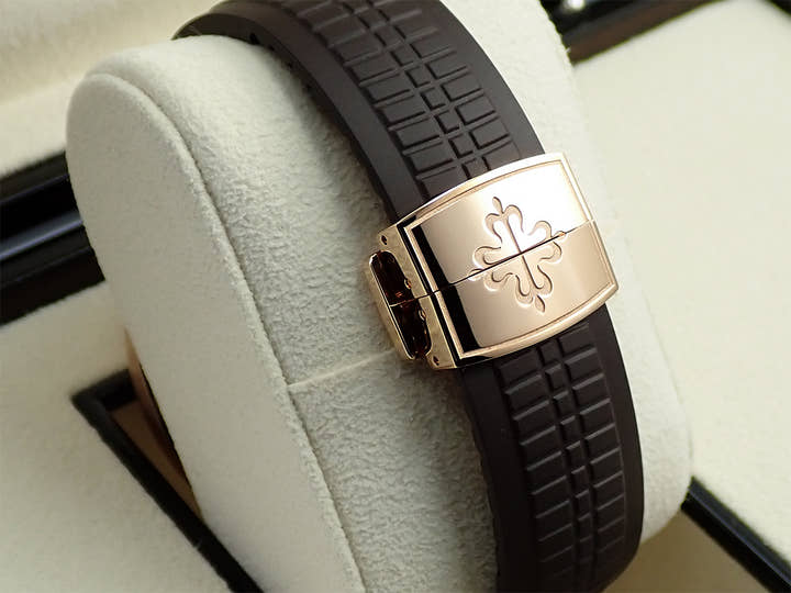 パテックフィリップ アクアノート Ref.5167R-001 ローズゴールド ブラウン文字盤