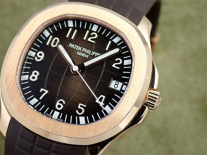 パテックフィリップ アクアノート Ref.5167R-001 ローズゴールド ブラウン文字盤