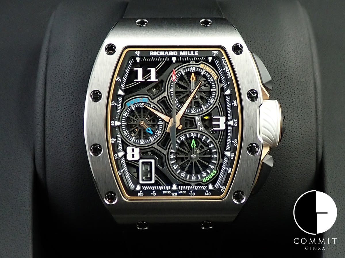 リシャールミル オートマティック フライバック クロノグラフ Ref.RM72-01 スケルトン文字盤 極美品 L97TXCMK