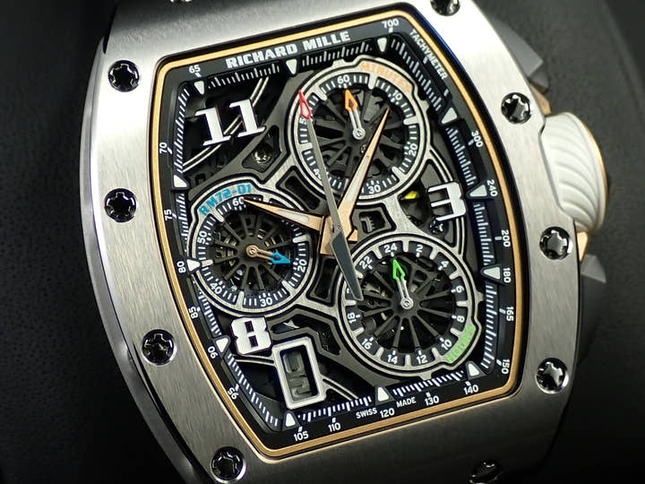 リシャールミル オートマティック フライバック クロノグラフ Ref.RM72-01 スケルトン文字盤 極美品 L97TXCMK