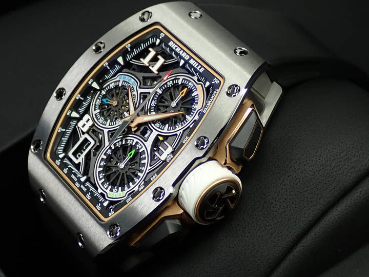 リシャールミル オートマティック フライバック クロノグラフ Ref.RM72-01 スケルトン文字盤 極美品 L97TXCMK