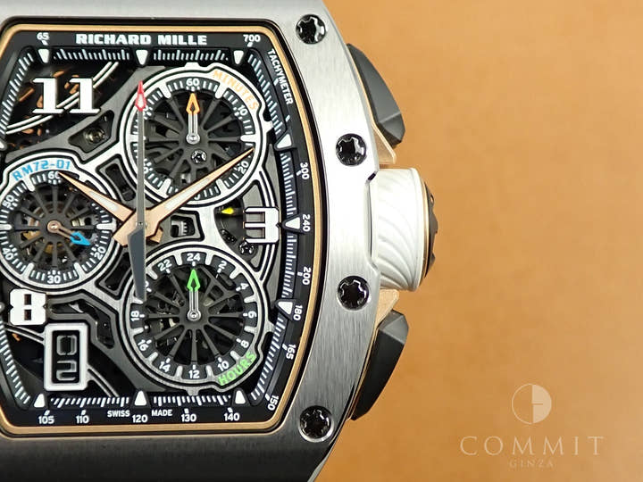リシャールミル オートマティック フライバック クロノグラフ Ref.RM72-01 スケルトン文字盤 極美品 L97TXCMK