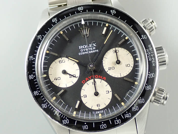 ロレックス デイトナ Ref.6263 ステンレススチール ブラック文字盤