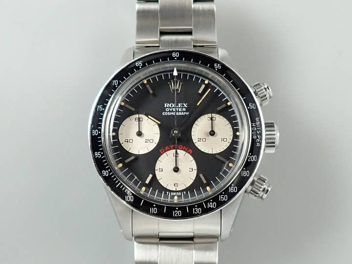 ロレックス デイトナ Ref.6263 ステンレススチール ブラック文字盤