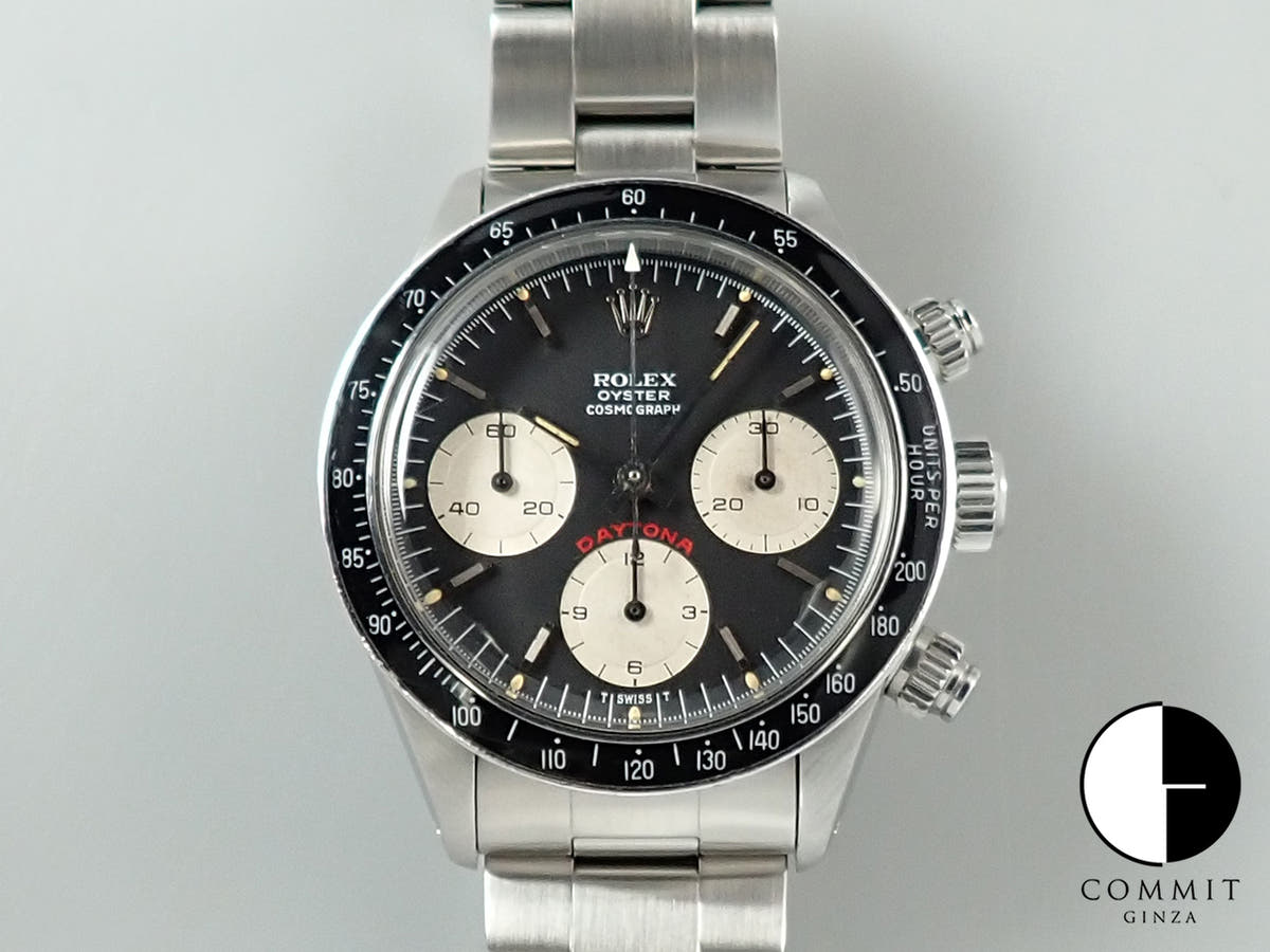ロレックス デイトナ Ref.6263 ステンレススチール ブラック文字盤