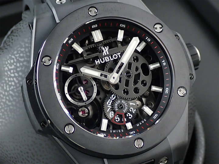 ウブロ ビッグバン メカ-10 ブラックマジック Ref.414.CI.1123.RX スケルトン文字盤 未使用 M8SH8551