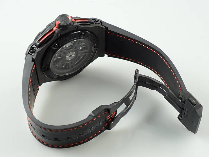 ウブロ ビッグ・バン フェラーリ カーボン リミテッド Ref.402.QU.0113.WR スケルトン文字盤 中古 FKL46YHH