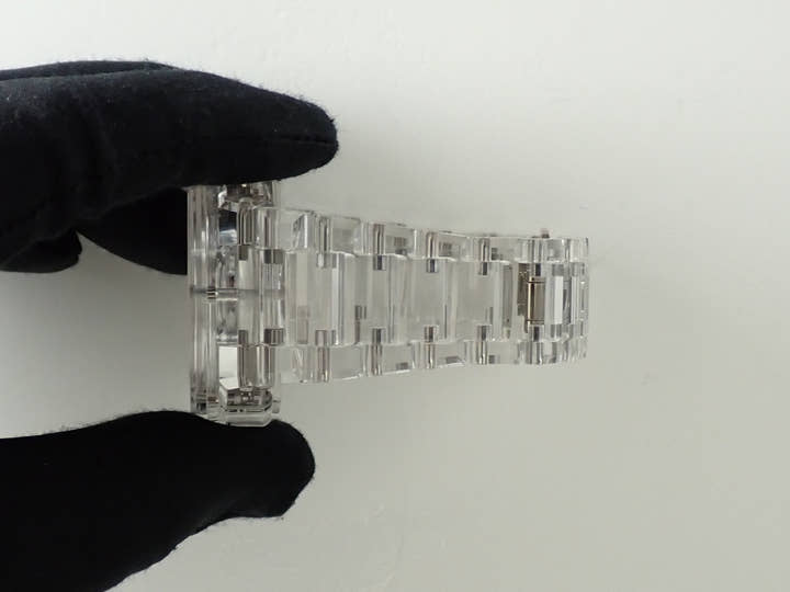 ウブロ ビッグバン インテグレーテッド トゥールビヨン フルサファイア Ref.455.JX.0120.JX スケルトン文字盤 美品 XZ7U108V