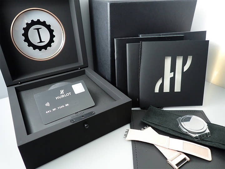 ウブロ ビッグ・バン ミレニアルピンク Ref.441.UP.7320.NR.GIT20 スケルトン文字盤 美品 558X8282