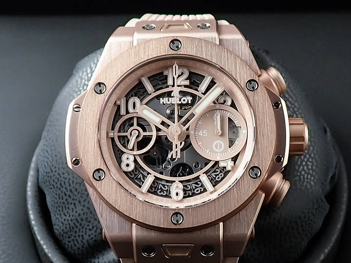 ウブロ ビッグ・バン ミレニアルピンク Ref.441.UP.7320.NR.GIT20 スケルトン文字盤 美品 558X8282