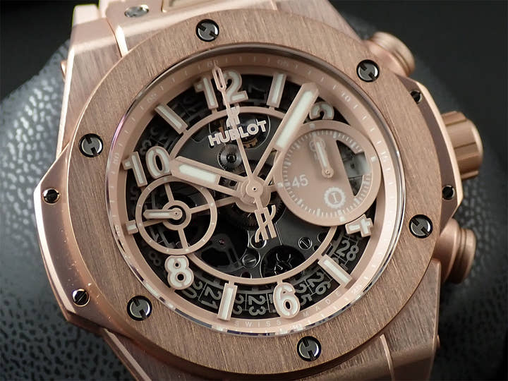 ウブロ ビッグ・バン ミレニアルピンク Ref.441.UP.7320.NR.GIT20 スケルトン文字盤 美品 558X8282