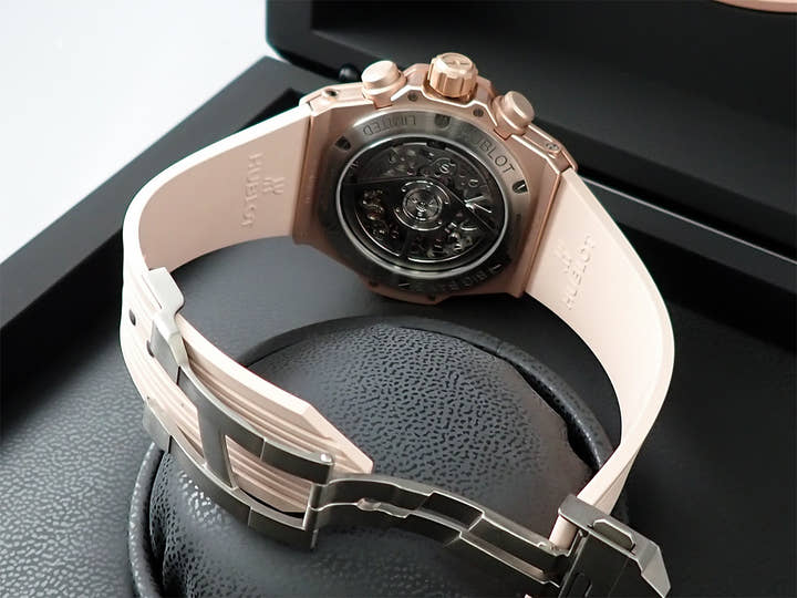 ウブロ ビッグ・バン ミレニアルピンク Ref.441.UP.7320.NR.GIT20 スケルトン文字盤 美品 558X8282