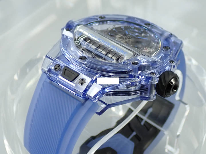 ウブロ ビッグバン MP-11 14DAYS パワーリザーブ ブルーサファイア Ref.911.JL.0119.RX スケルトン文字盤 極美品 UY3004HY
