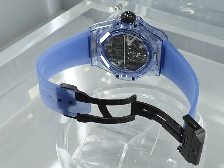 ウブロ ビッグバン MP-11 14DAYS パワーリザーブ ブルーサファイア Ref.911.JL.0119.RX スケルトン文字盤 極美品 UY3004HY