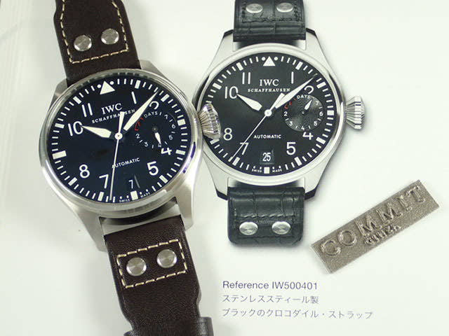IWC ビッグパイロットウォッチ Ref.IW500401 ブラック文字盤 中古 big-pilot-2