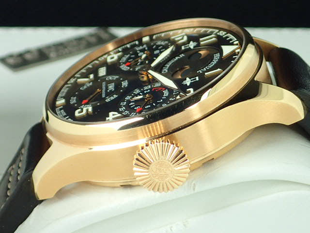 IWC ビッグパイロットウォッチ Ref.IW502617 ブラウン文字盤 中古 big-pilot-3