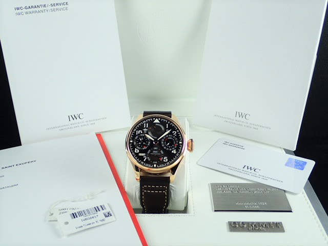 IWC ビッグパイロットウォッチ Ref.IW502617 ブラウン文字盤 中古 big-pilot-3