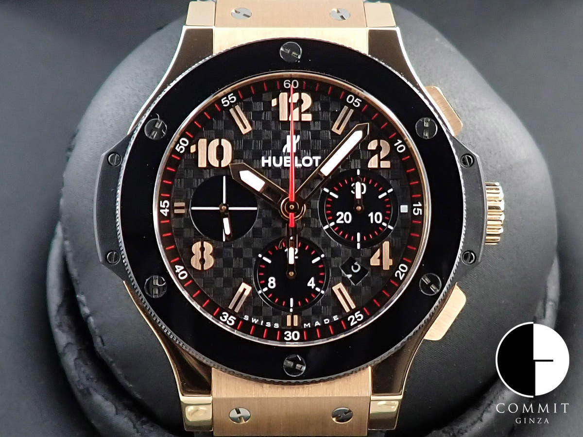 ウブロ ビッグバン ゴールドセラミック Ref.301.PB.131.RX ブラック文字盤 美品 C79HHKLX