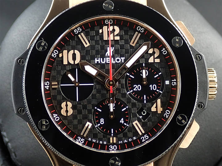 ウブロ ビッグバン ゴールドセラミック Ref.301.PB.131.RX ブラック文字盤 美品 C79HHKLX