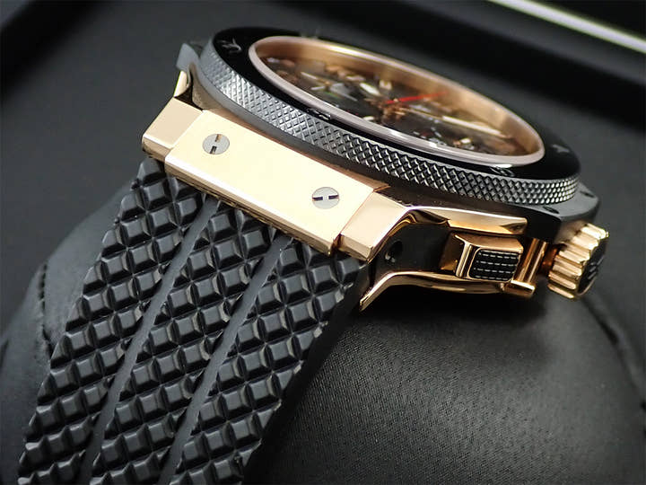 ウブロ ビッグバン ゴールドセラミック Ref.301.PB.131.RX ブラック文字盤 美品 C79HHKLX