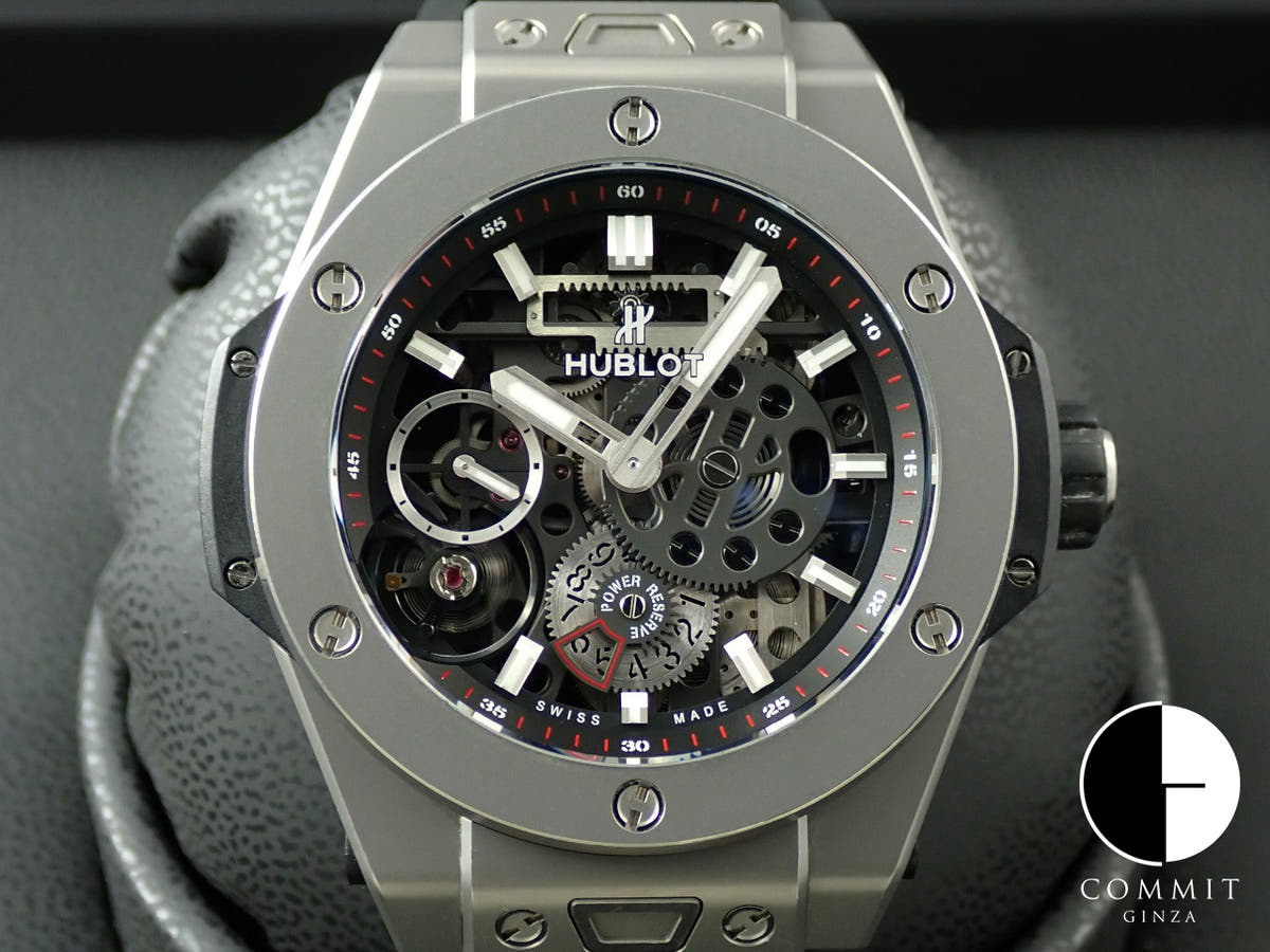 ウブロ ビッグバン メカ-10 チタニウム Ref.414.NI.1123.RX スケルトン文字盤 中古 LJ6F7780
