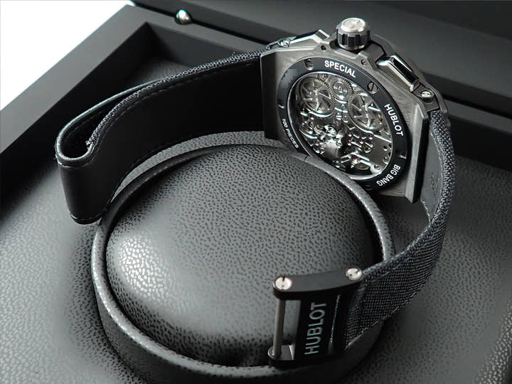 ウブロ ビッグバン アラーム リピーター GMT Ref.403.QU.0120.VR.YOS スケルトン文字盤 極美品 57UVTXMJ