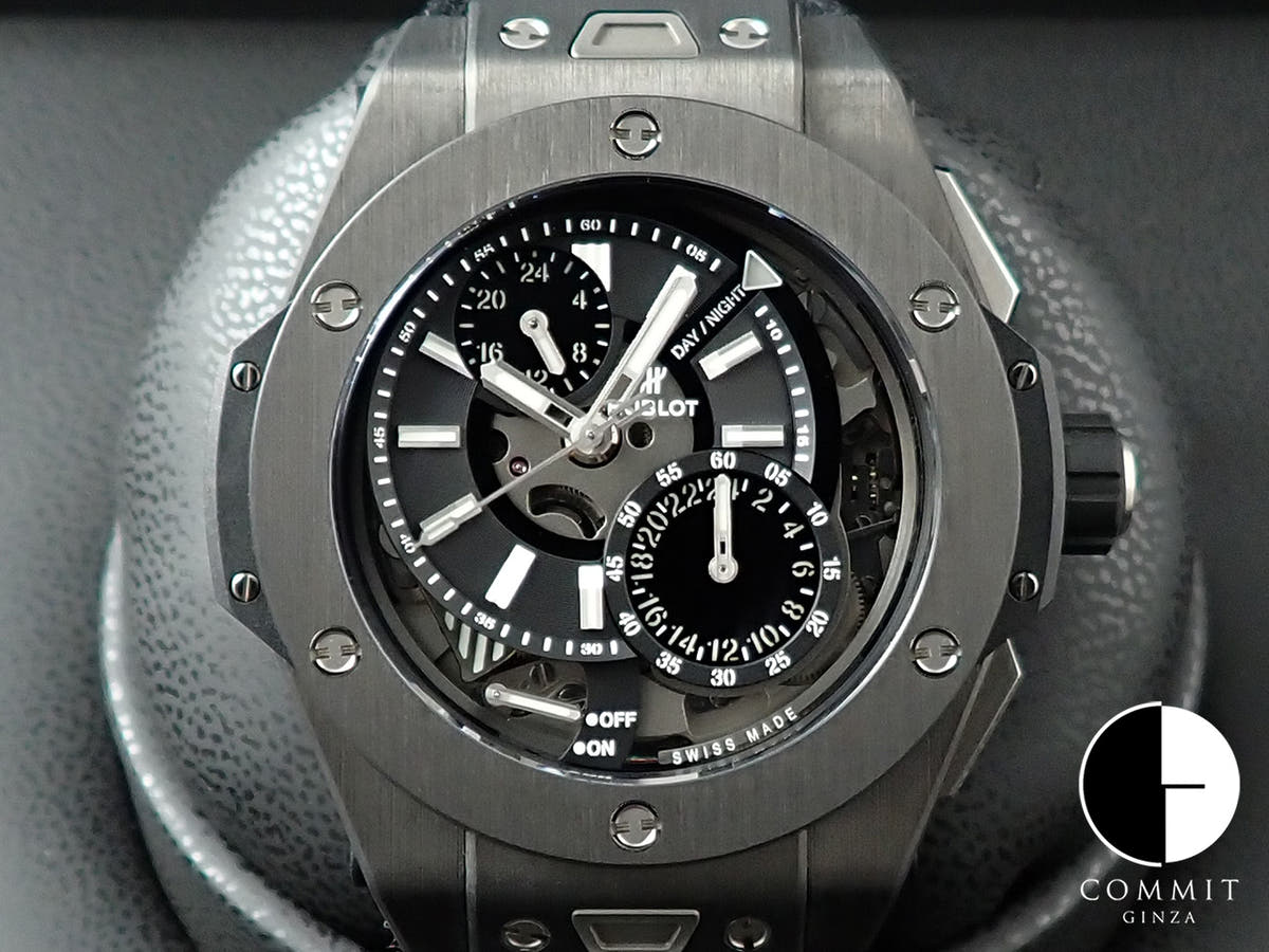 ウブロ ビッグバン アラーム リピーター GMT Ref.403.QU.0120.VR.YOS スケルトン文字盤 極美品 57UVTXMJ