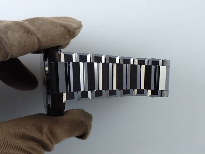 ウブロ ビッグバン インテグレーテッド タイムオンリー オールブラック Ref.456.CX.0140.CX スケルトン文字盤 極美品 RMMC17MM