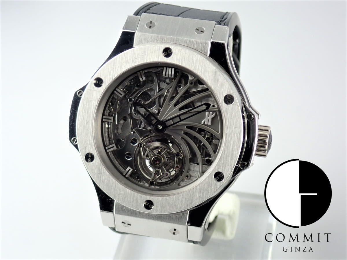 ウブロ ビッグバン Ref.304.TX.1170.LR スケルトン文字盤 中古 bigbang-40