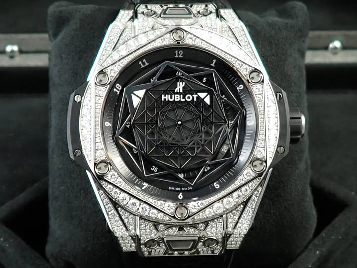 ウブロ ビッグバン ウニコ サンブルー Ref.415.NX.1112.VR.1704.MXM17 スケルトン文字盤 中古 Z9C778KH