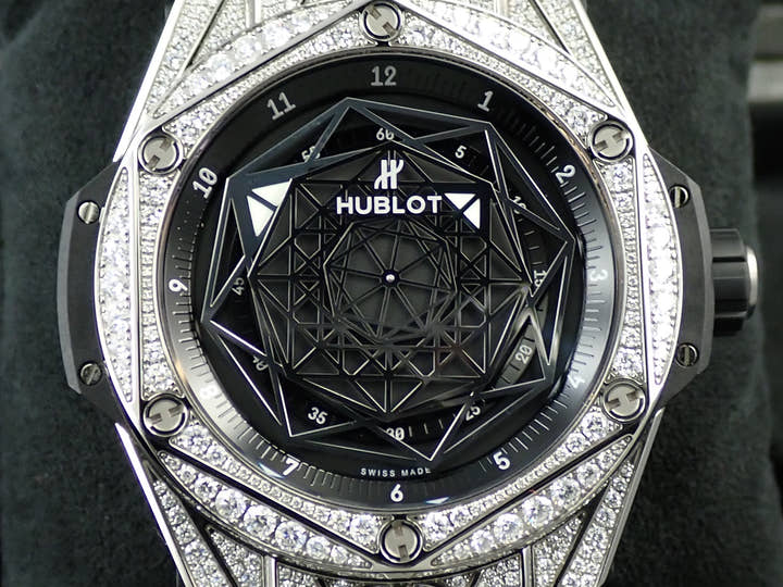 ウブロ ビッグバン ウニコ サンブルー Ref.415.NX.1112.VR.1704.MXM17 スケルトン文字盤 中古 Z9C778KH