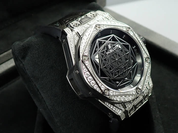 ウブロ ビッグバン ウニコ サンブルー Ref.415.NX.1112.VR.1704.MXM17 スケルトン文字盤 中古 Z9C778KH