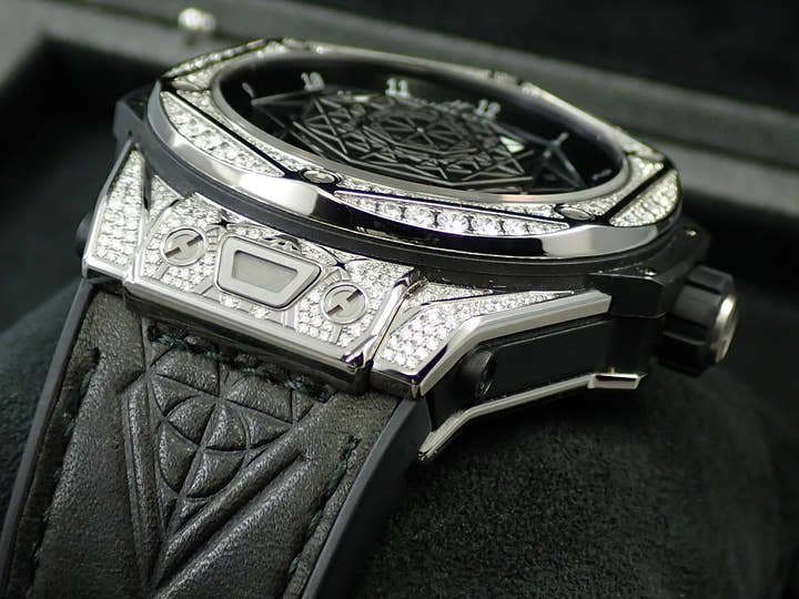 ウブロ ビッグバン ウニコ サンブルー Ref.415.NX.1112.VR.1704.MXM17 スケルトン文字盤 中古 Z9C778KH