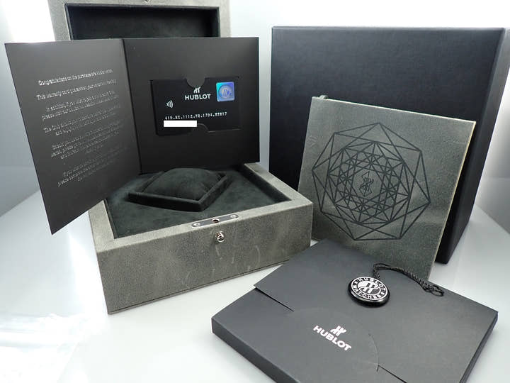 ウブロ ビッグバン ウニコ サンブルー Ref.415.NX.1112.VR.1704.MXM17 スケルトン文字盤 中古 Z9C778KH