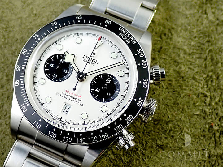 チューダー(チュードル) ブラックベイ クロノ Ref.79360N ホワイト文字盤 美品 6WLURJHM