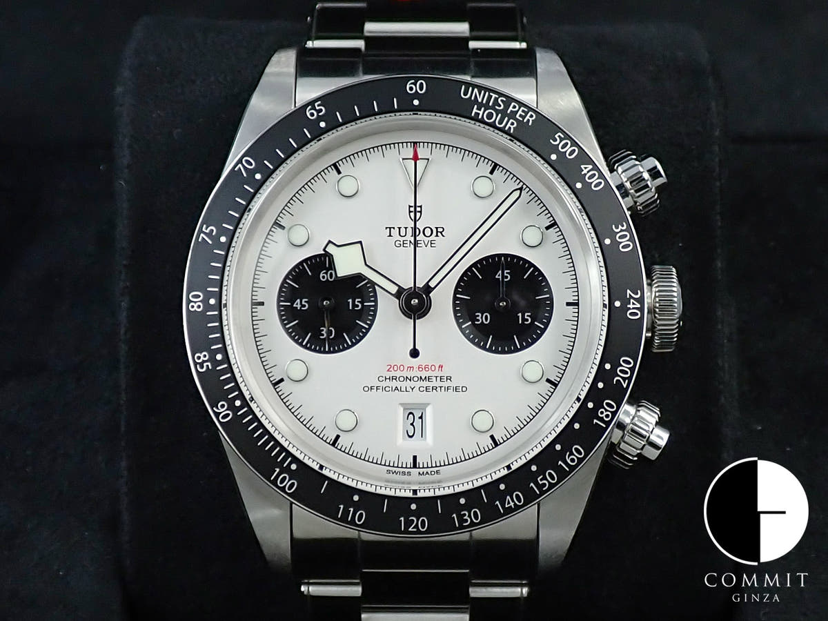 チューダー(チュードル) ブラックベイ クロノ Ref.79360N ホワイト文字盤 中古 494953PU