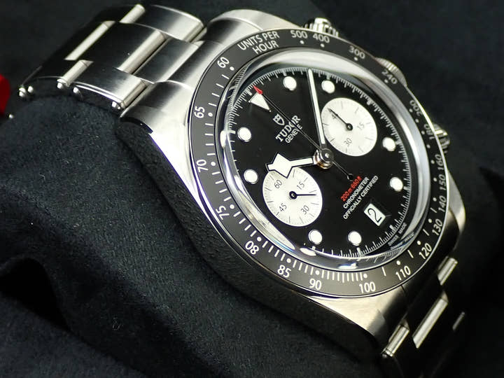 チューダー(チュードル) ブラックベイ クロノ Ref.79360N ブラック文字盤 美品 JSK8M46H