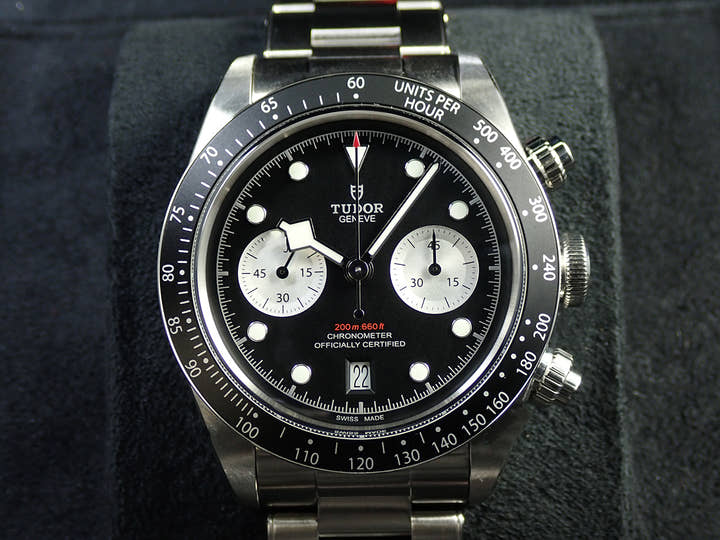 チューダー(チュードル) ブラックベイ クロノ Ref.79360N ブラック文字盤 未使用 2CJ8KUC3