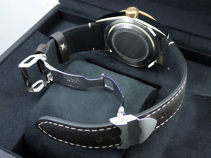 チューダー(チュードル) ヘリテージ ブラックベイ GMT S&G Ref.79833MN ブラック文字盤 未使用 J96RCZ5W