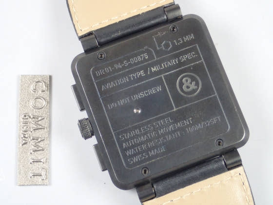 Bell & Ross BR01-94 Ref.BR01-94CFB-H Black Dial Used br01-94