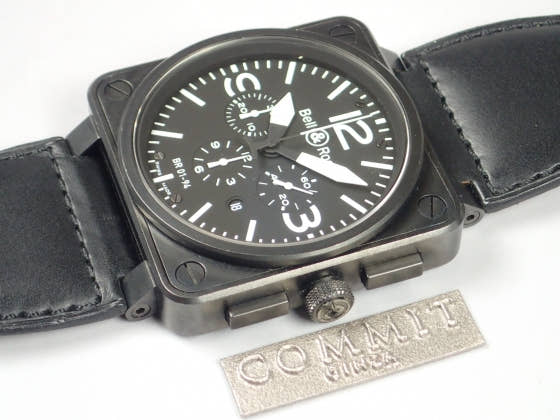 Bell & Ross BR01-94 Ref.BR01-94CFB-H Black Dial Used br01-94