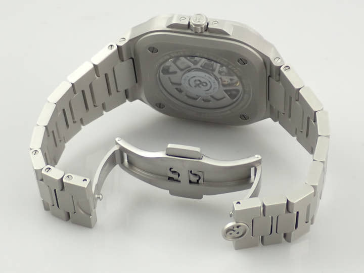 ベル&ロス BR 05 ホロラム Ref.BR05A-GM-ST/SST グレー文字盤 極美品 V7L260TL