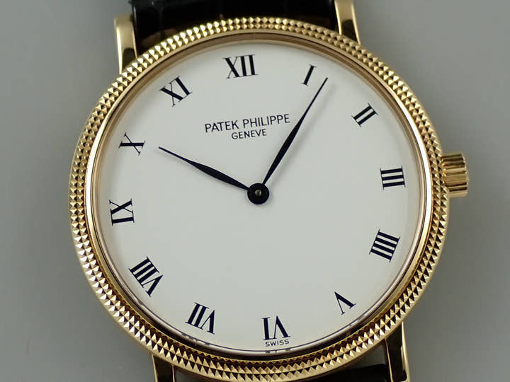 パテックフィリップ カラトラバ Ref.3992J イエローゴールド ホワイト文字盤